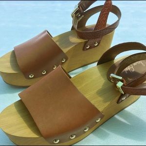Sam Edelman Platform wooden shoe